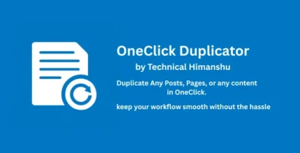 OneClick Duplicator by Technical Himanshu